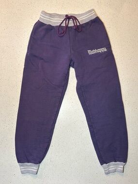 Madhappy Purple Sweatpants with Pockets & Contrast Waistband/ EUC